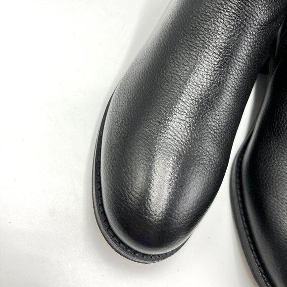 9.5N‎ 9.5 NARROW WIDTH Softwalk Womens Rocklin Black Leather Ankle Boots Shoes - Picture 4 of 14